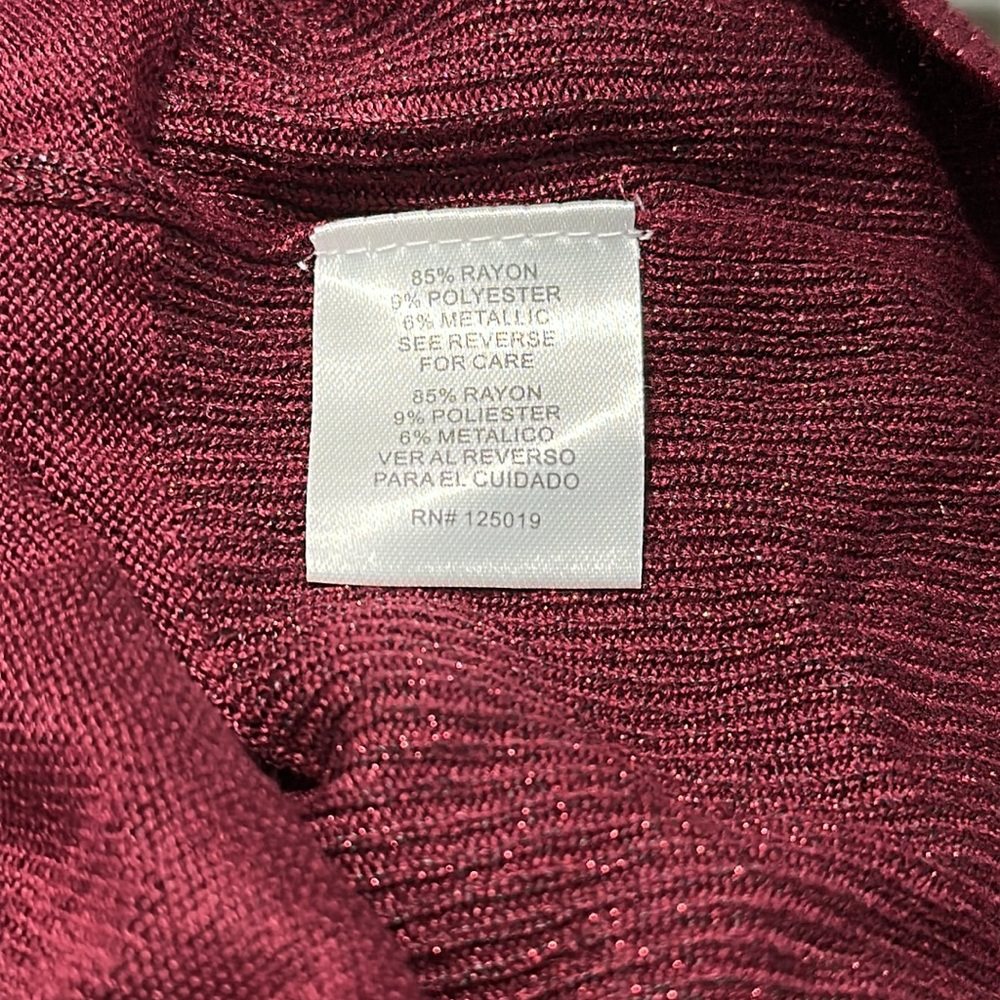 📷 NWT Joseph A Metallic Lightweight Sweater - Picture 5 of 5